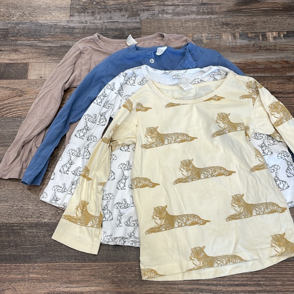 Bundle of 4 Kate Quinn 7y Long Sleeve Shirts